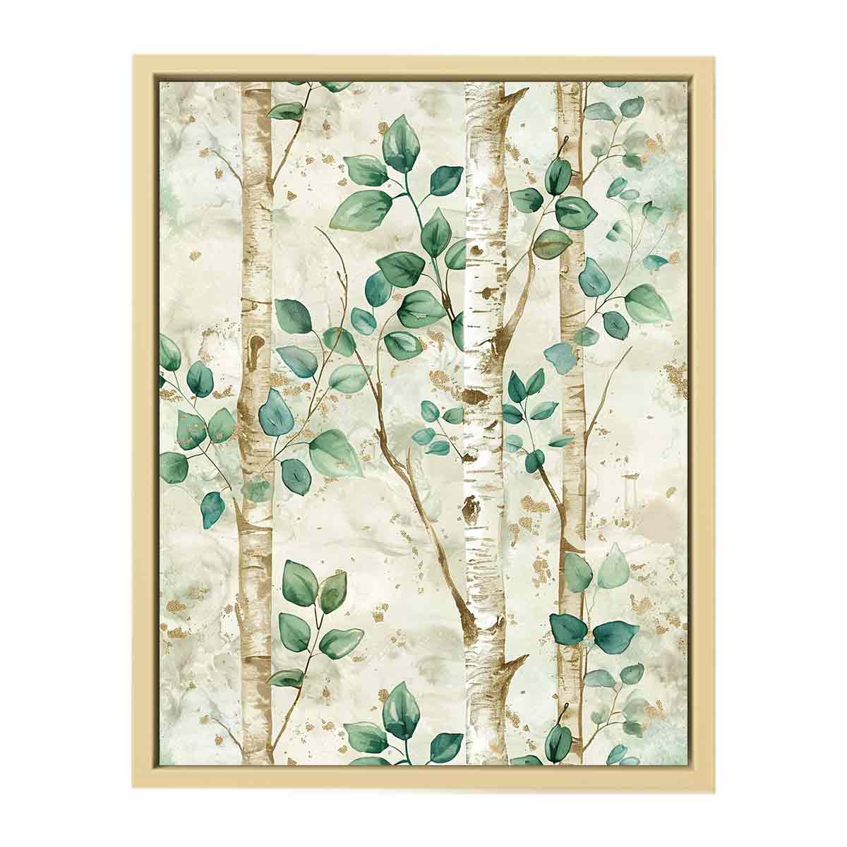Birchtree Watercolor Painitng