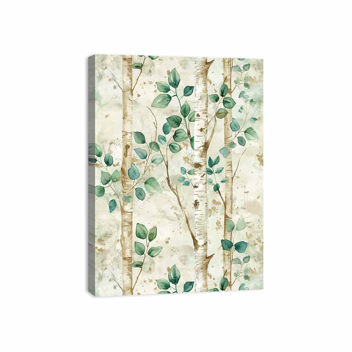 Birchtree Watercolor Painitng