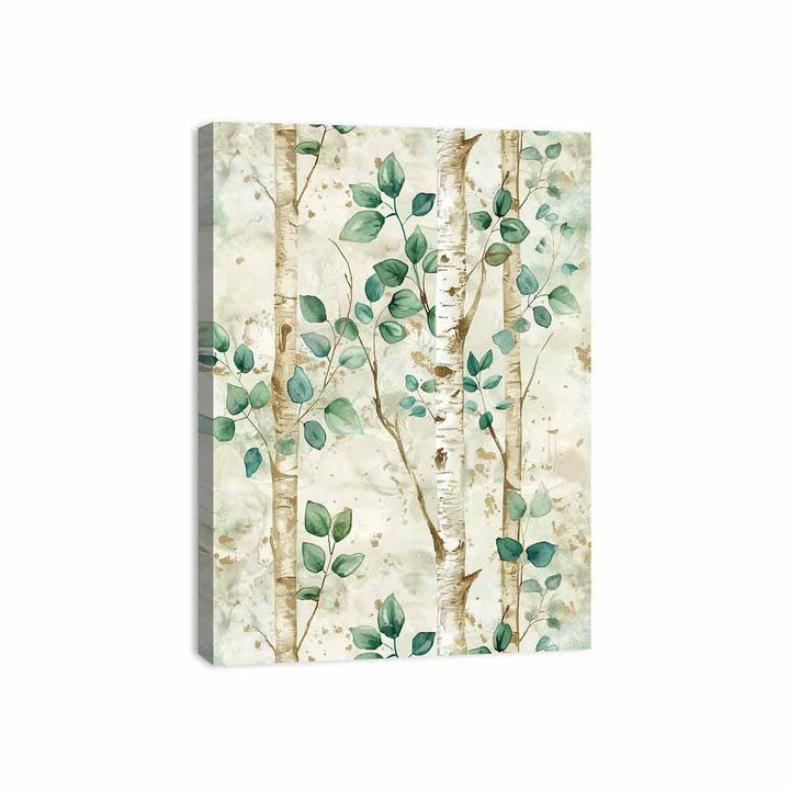 Birchtree Watercolor Painitng