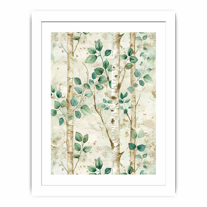 Birchtree Watercolor Painitng