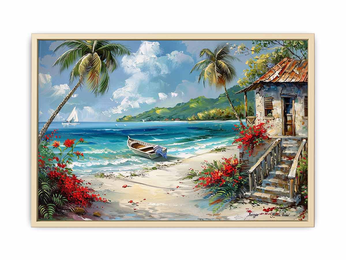 Caribbean Beach Painting