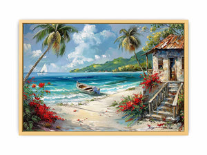 Caribbean Beach Painting