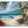 Caribbean Beach Painting