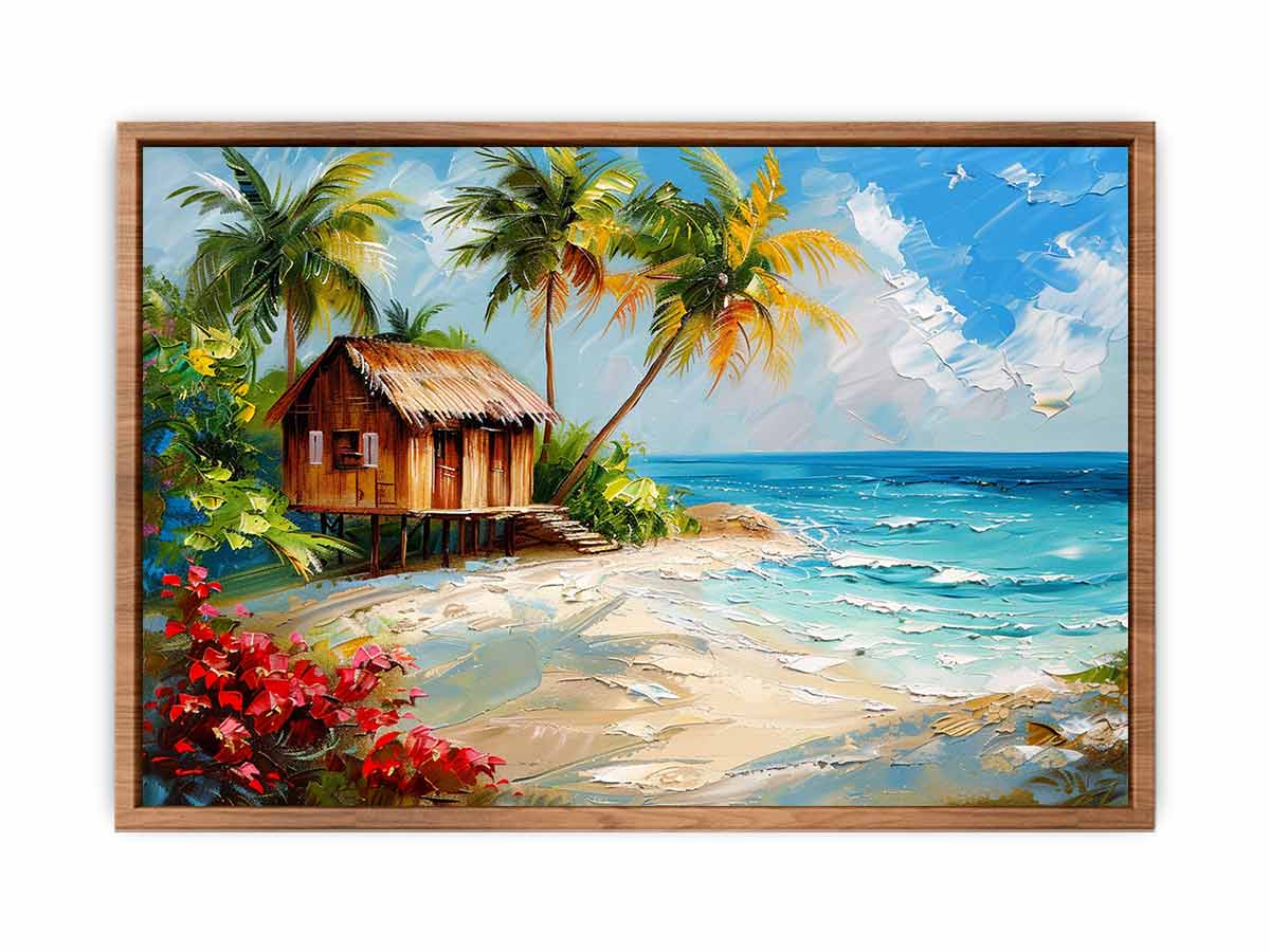 Wodden House On Beach