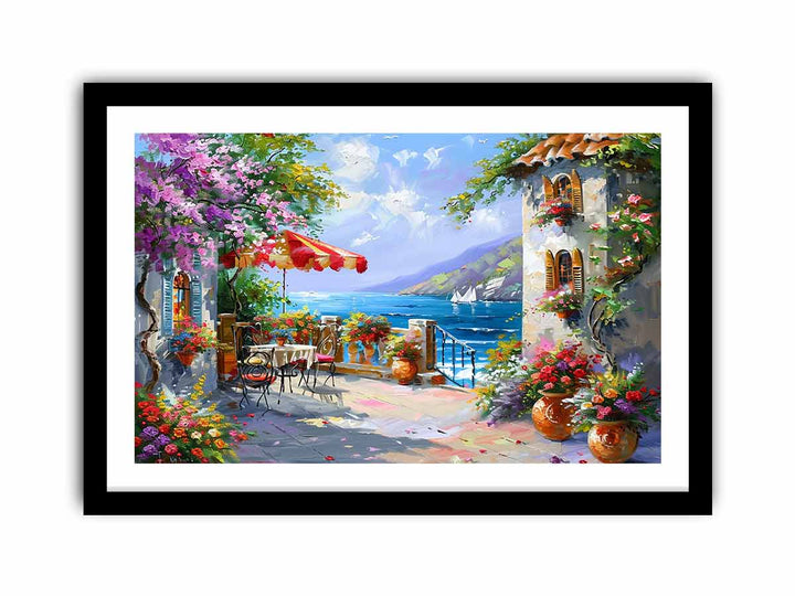 Italy, europe, Beachside Cafe