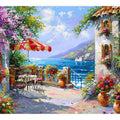 Italy, europe, Beachside Cafe