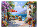 Italy, europe, Beachside Cafe artwork preview