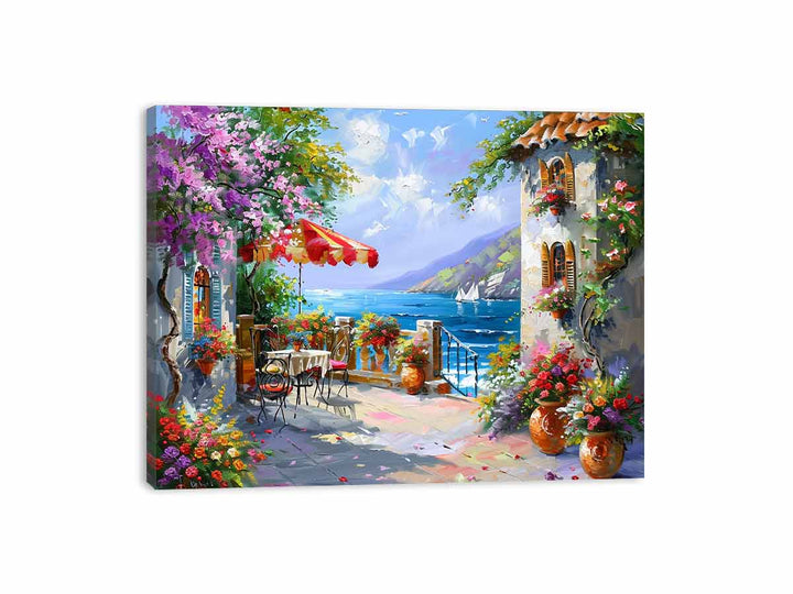Italy, europe, Beachside Cafe