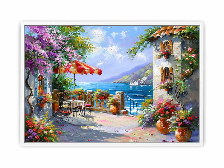 Italy, europe, Beachside Cafe