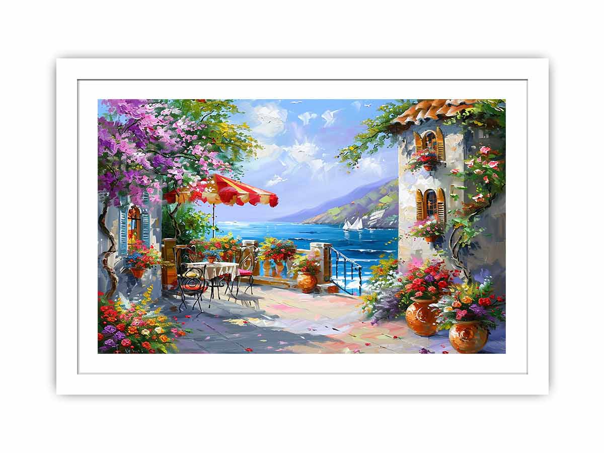 Italy, europe, Beachside Cafe