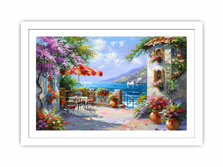 Italy, europe, Beachside Cafe