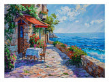 Italian beach cafe artwork preview