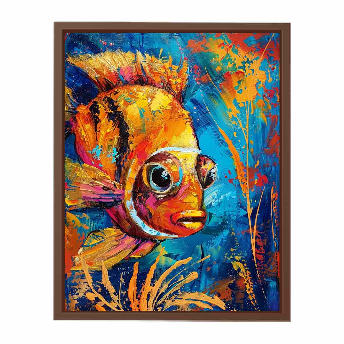 Golden Fish Painting