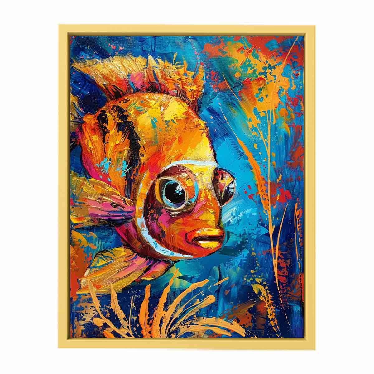 Golden Fish Painting