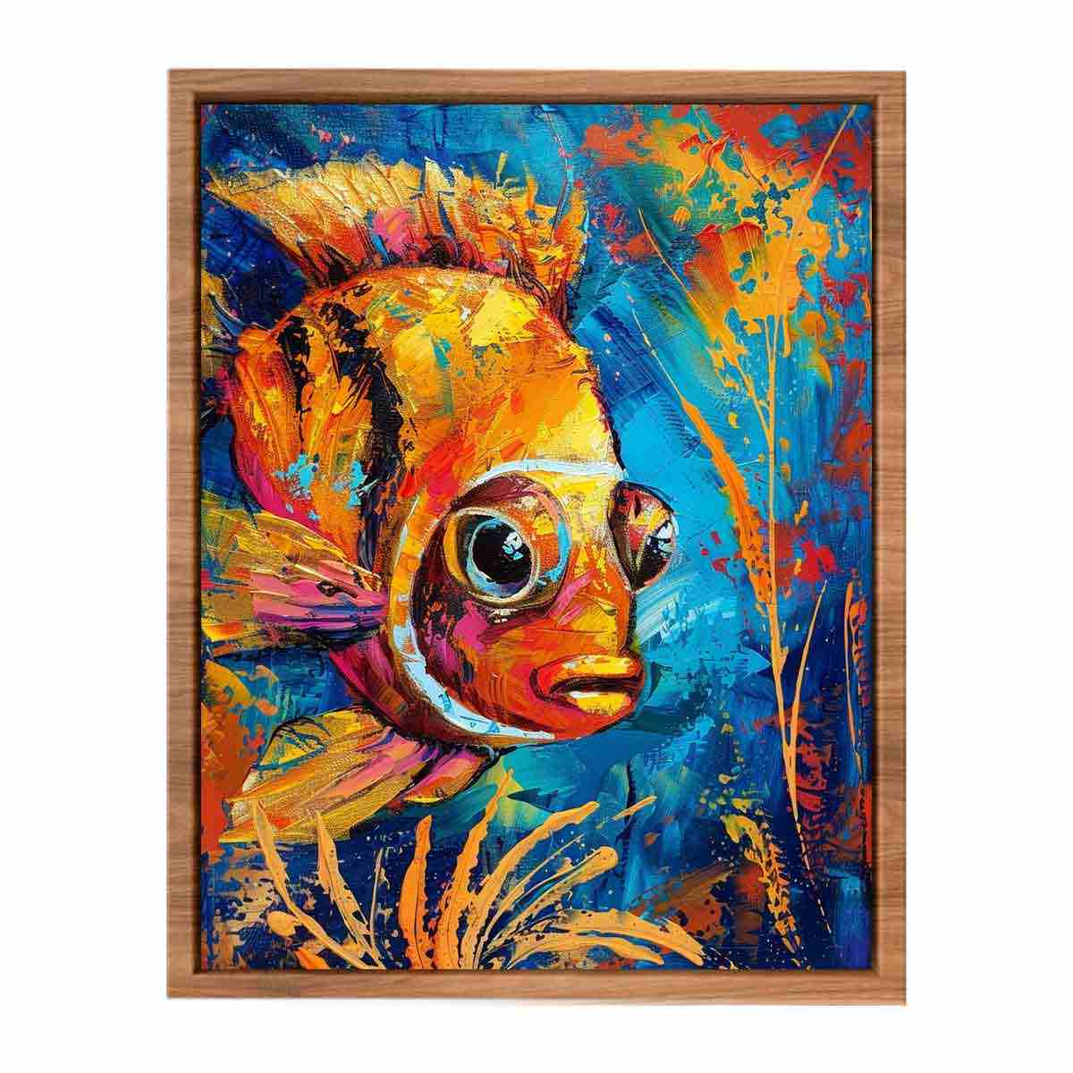 Golden Fish Painting