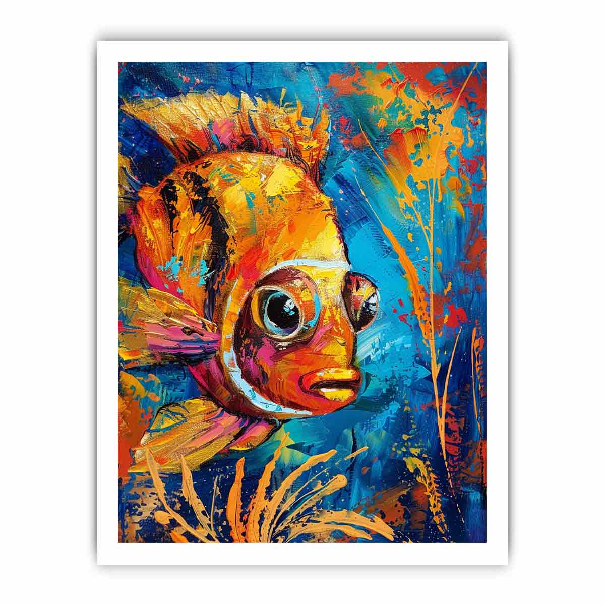 Golden Fish Painting