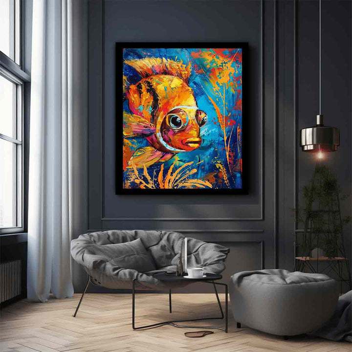 Golden Fish Painting