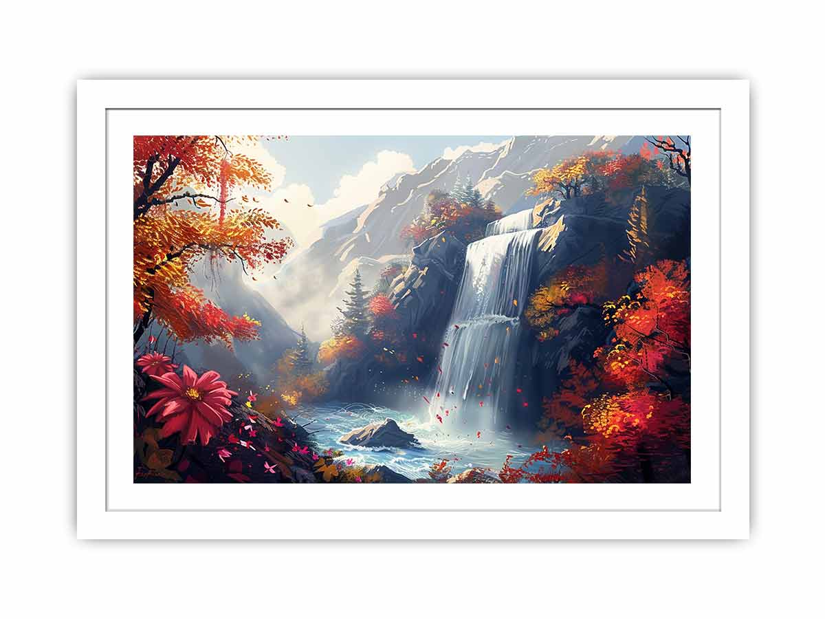 Autumn Waterfall
