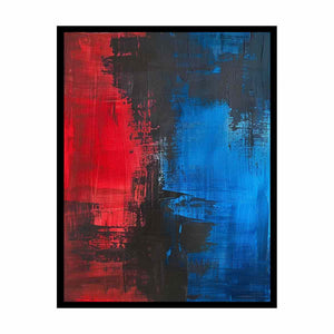 Red Blue Abstract