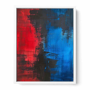 Red Blue Abstract