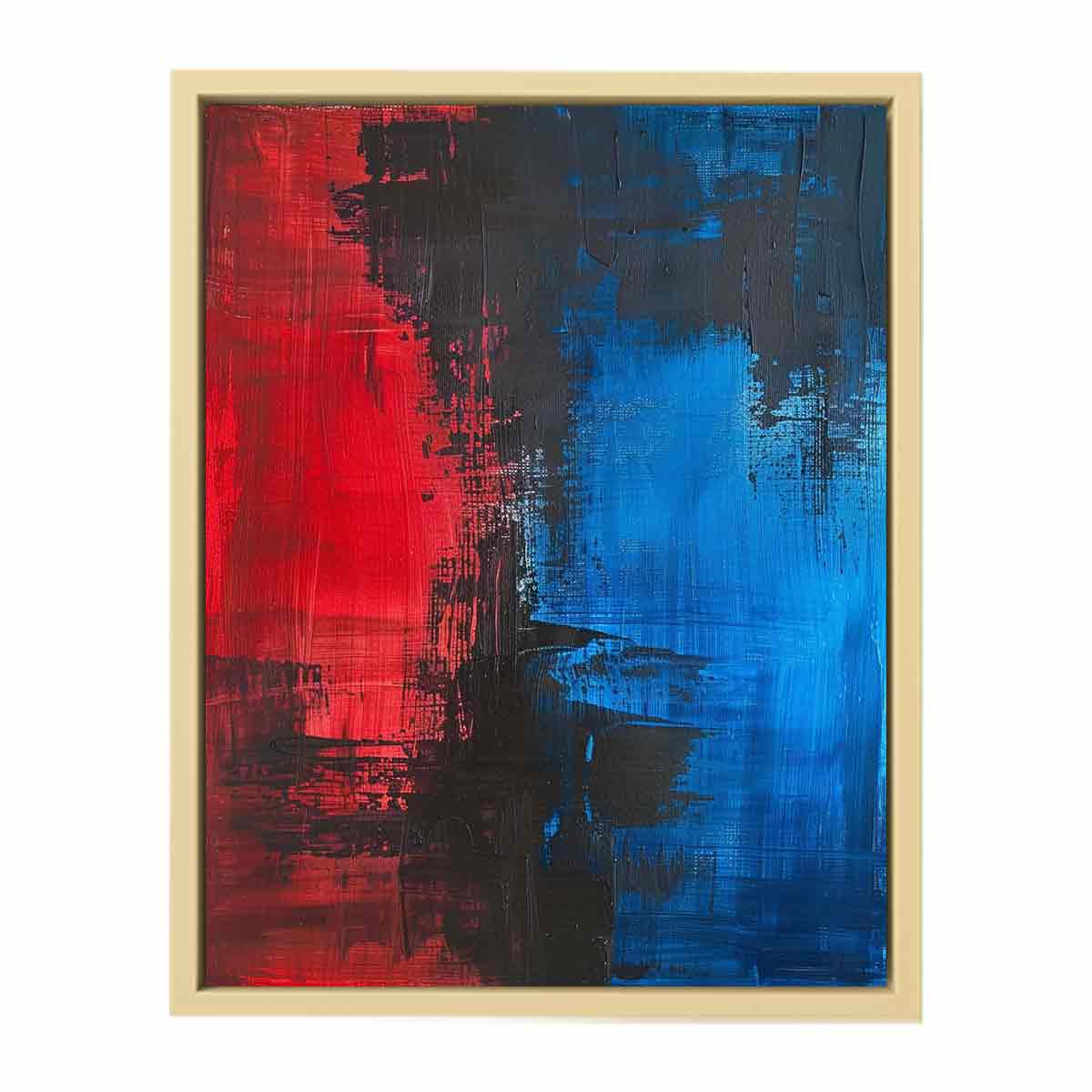 Red Blue Abstract