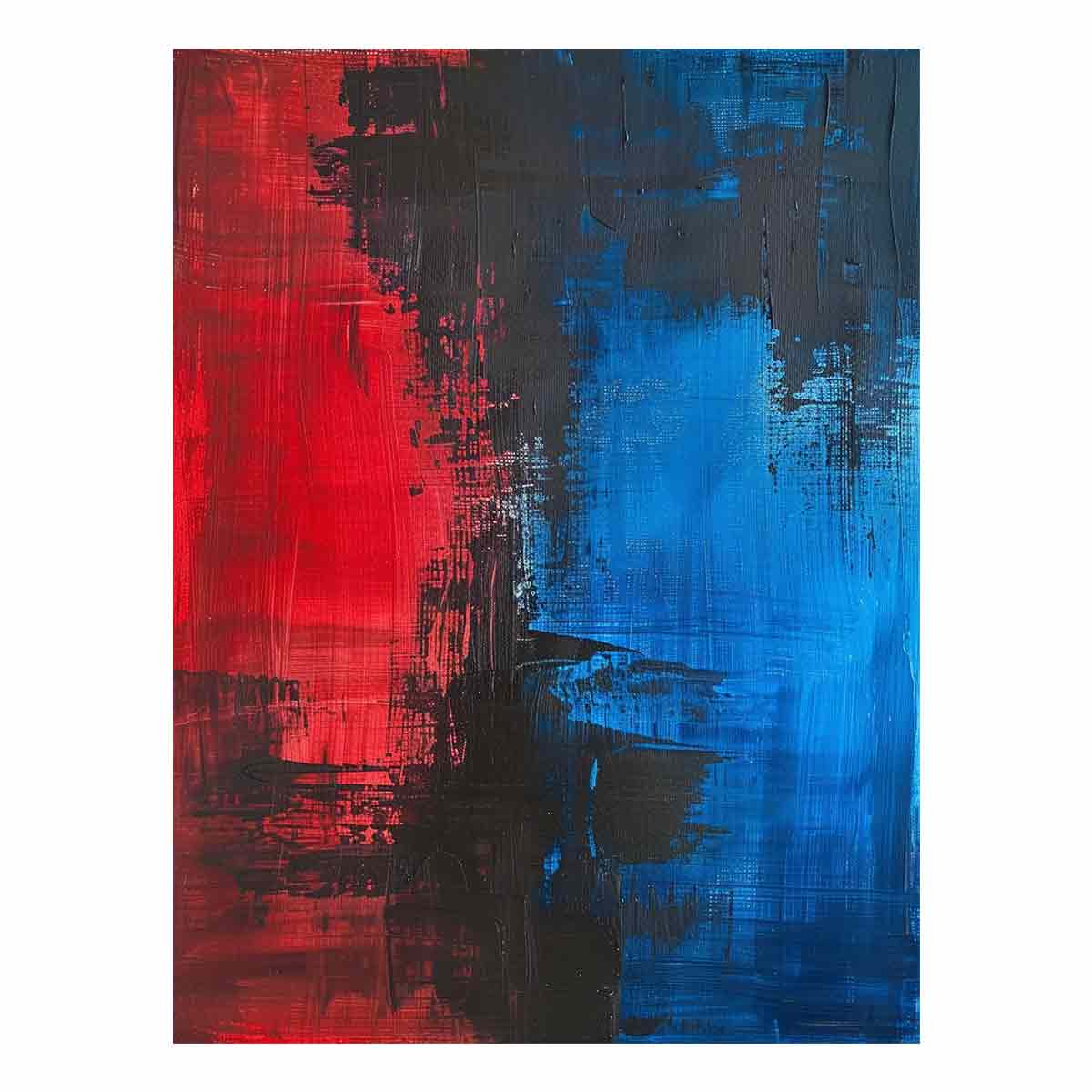Red Blue Abstract
