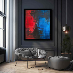 Red Blue Abstract