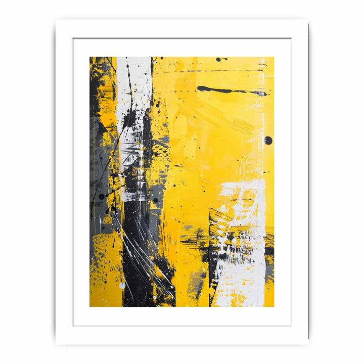 Yellow Art Painting