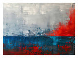 Red Blue Abstract Art artwork preview
