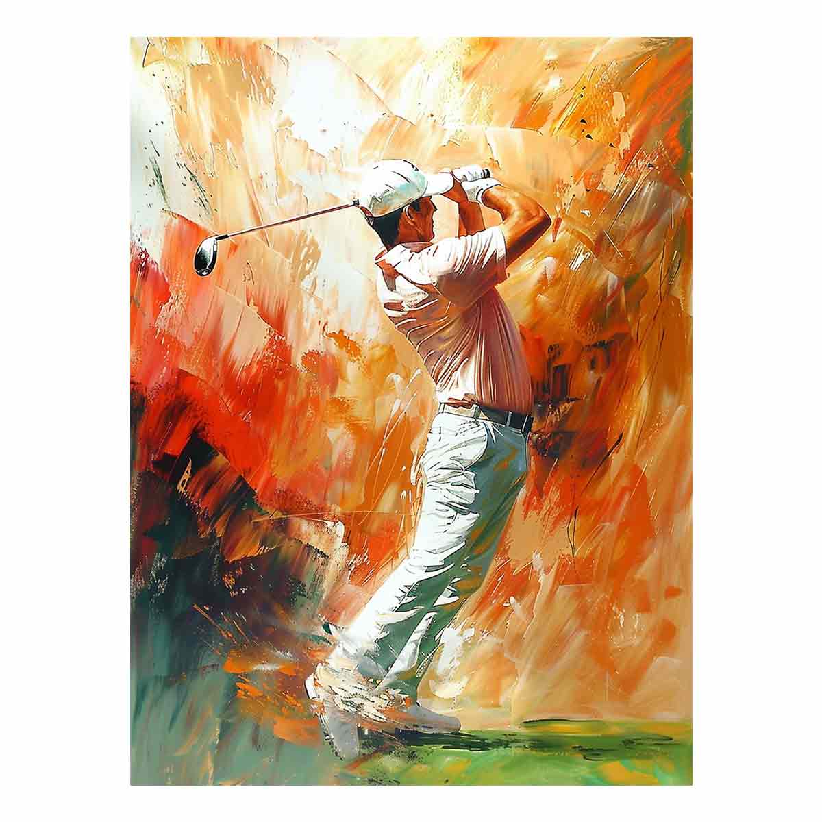 Golf Shot Painting