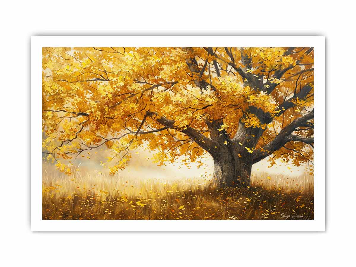 Golden Tree Painting