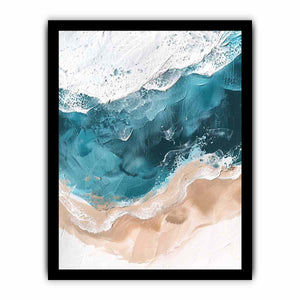 Tricolor Ocean Painting