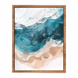 Tricolor Ocean Painting