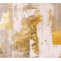 White Gold Abstract Art