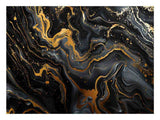 Black Gold  Marble Art artwork preview
