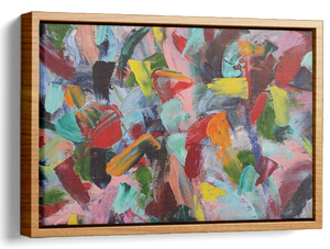 Colorful Abstract Oil Painting 