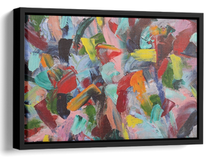 Colorful Abstract Oil Painting 