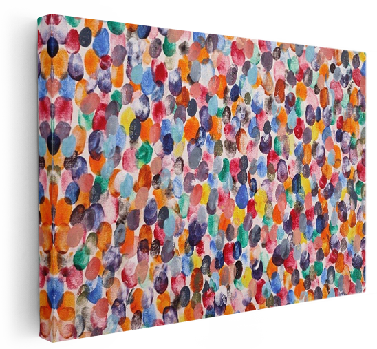 Rainbow Abstract Oil Painting 