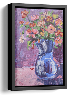 Flower Vase  Oil Painting 