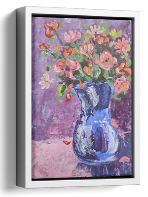 Flower Vase  Oil Painting 