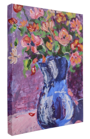 Flower Vase  Oil Painting 