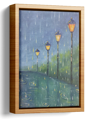 Rain Oil Painting 