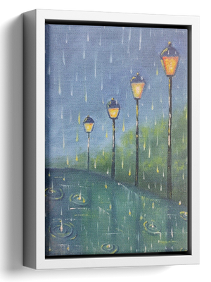 Rain Oil Painting 