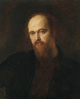 Dante Gabriel Rossetti Self Portrait artwork preview