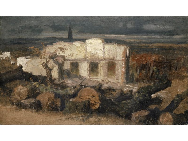 Bomb House Near Kehl, 1870