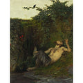 Faun, einer Amsel zupfeifend, 1863