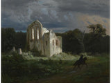 Ruins in a Moonlit Landscape artwork preview