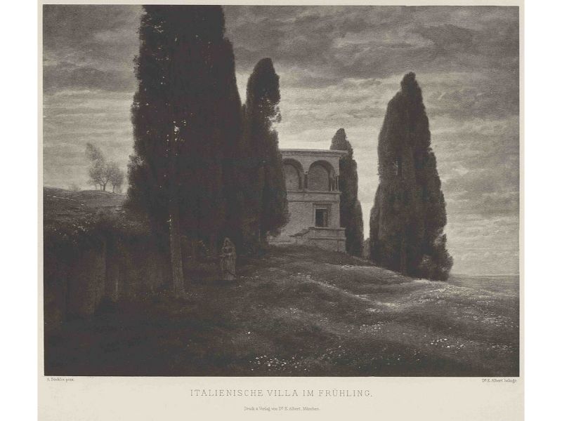 Italian Villa in spring
