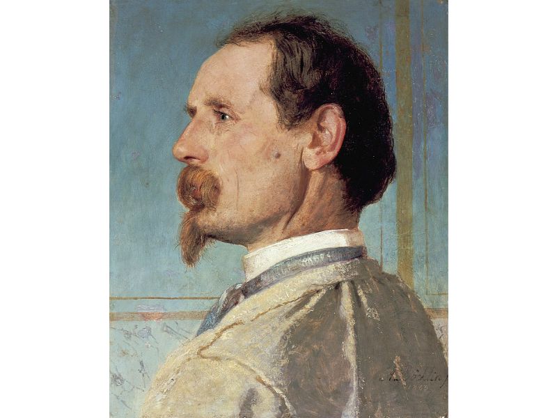 Portrait of the sculptor Josef von head