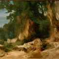 Slope of the Albains Rocky Mountains